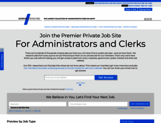 admincrossing.com screenshot