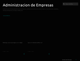 admindeempresas.blogspot.mx screenshot