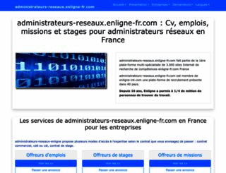 administrateurs-reseaux.enligne-fr.com screenshot