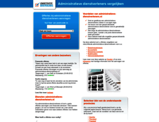 administratieve-dienstverleners.nl screenshot