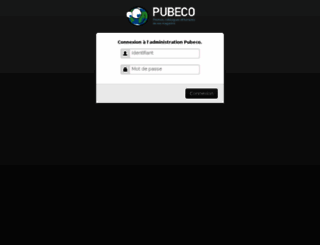 administration.pubeco.fr screenshot