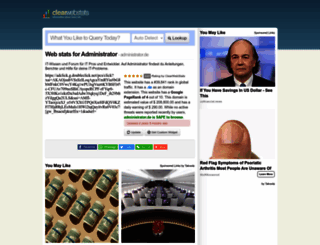 administrator.de.clearwebstats.com screenshot