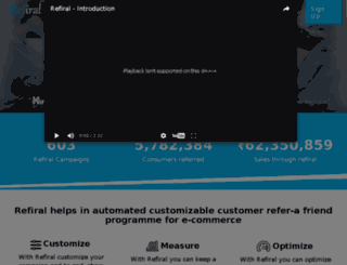 adminnew.refiral.com screenshot