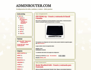 adminrouter.com screenshot