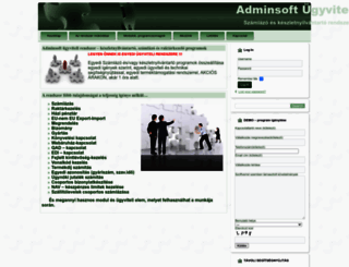 adminsoft.hu screenshot