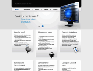adminvision.ro screenshot