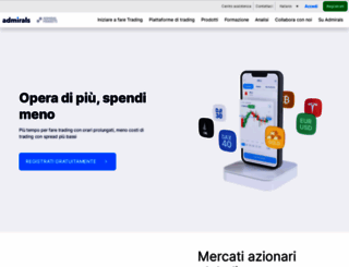 admiralmarkets.it screenshot