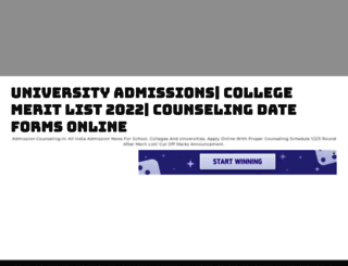 admission-counseling.in screenshot