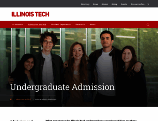 admission.iit.edu screenshot
