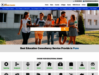 admissioncounselor.in screenshot