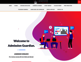 admissionguardian.com screenshot