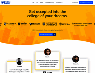 admissions.collegify.com screenshot