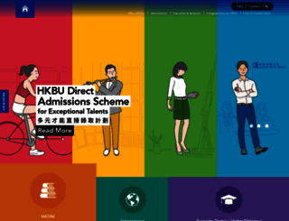 admissions.hkbu.edu.hk screenshot