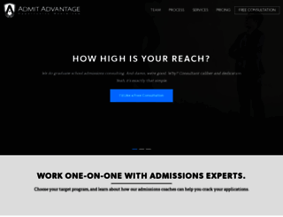 admitadvantage.com screenshot