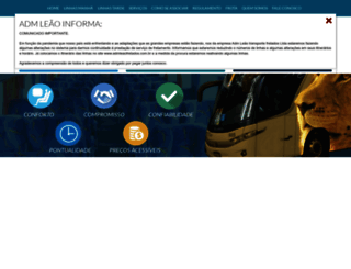 admleaofretados.com.br screenshot