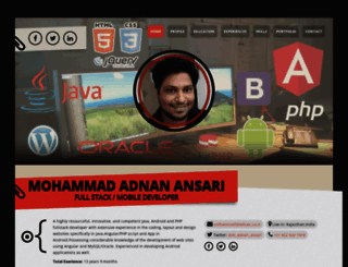 adnan.co.in screenshot