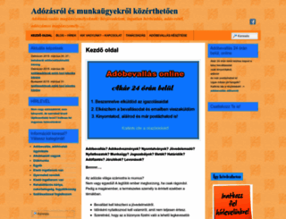 ado.szoboszlo.com screenshot