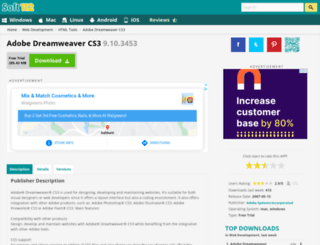 adobe-dreamweaver-cs3.soft112.com screenshot