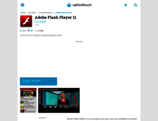 adobe-flash-player-11.uptodown.com screenshot