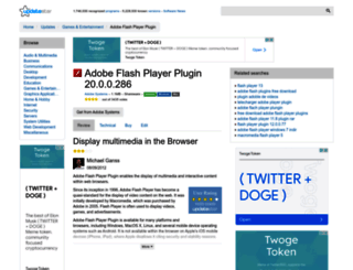adobe-flash-player-plugin.updatestar.com screenshot