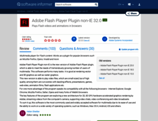 adobe-flash-player-plugin97.software.informer.com screenshot