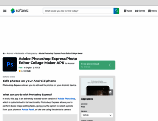 Access .com. Adobe Photoshop Express:Photo  Editor Collage Maker APK for Android - Download
