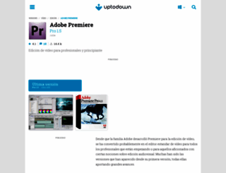 adobe-premiere.uptodown.com screenshot