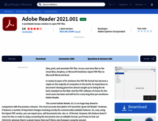adobe-reader.informer.com screenshot