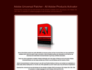 adobe-universal-patcher.blogspot.com screenshot