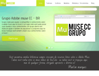 adobemuse.com.br screenshot