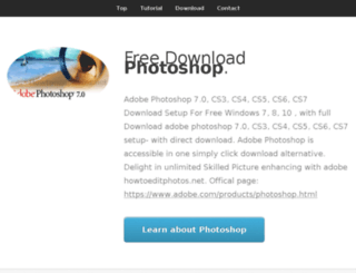 adobephotoshopfreedownload.net screenshot