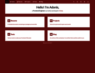 adonisk.com screenshot