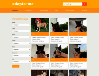 adopta-me.org screenshot