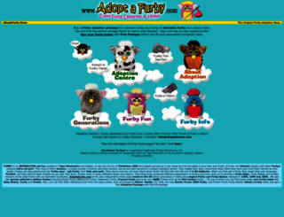 adoptafurby.com screenshot
