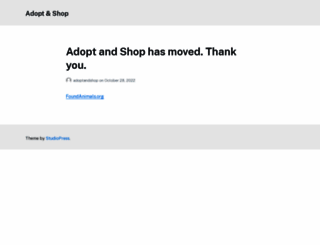 adoptandshop.org screenshot