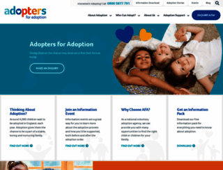 adoptersforadoption.com screenshot