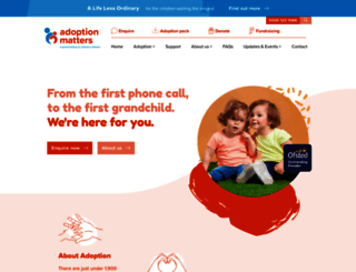 adoptionmatters.org screenshot