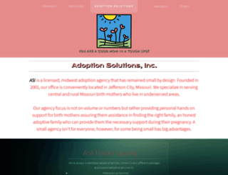 adoptionsolutionsinc.com screenshot