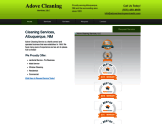 adovecleaningservicesllc.com screenshot