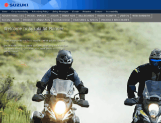 adplanner.suzukicycles.com screenshot