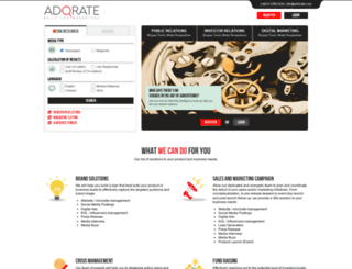 adqrate.com screenshot