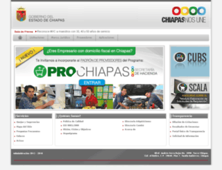 adquisiciones.chiapas.gob.mx screenshot