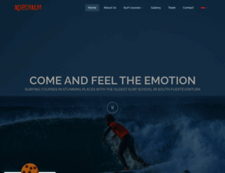 adrenalin-surfschool.com screenshot
