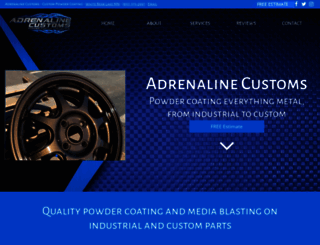adrenalinecustoms.com screenshot