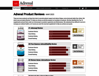 adrenalreport.com screenshot