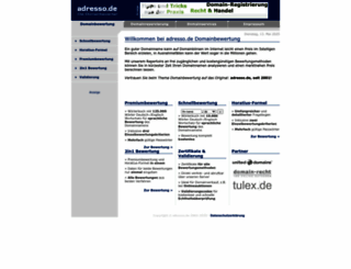adresso.de screenshot