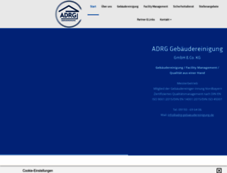 adrg-gebaeudereinigung.de screenshot