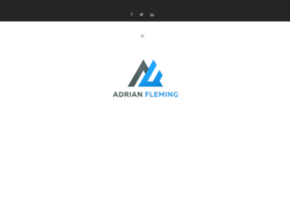adrianfleming.com screenshot
