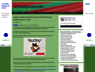 adriansprints.com screenshot