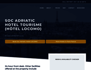 adriatic-paris-hotel.com screenshot